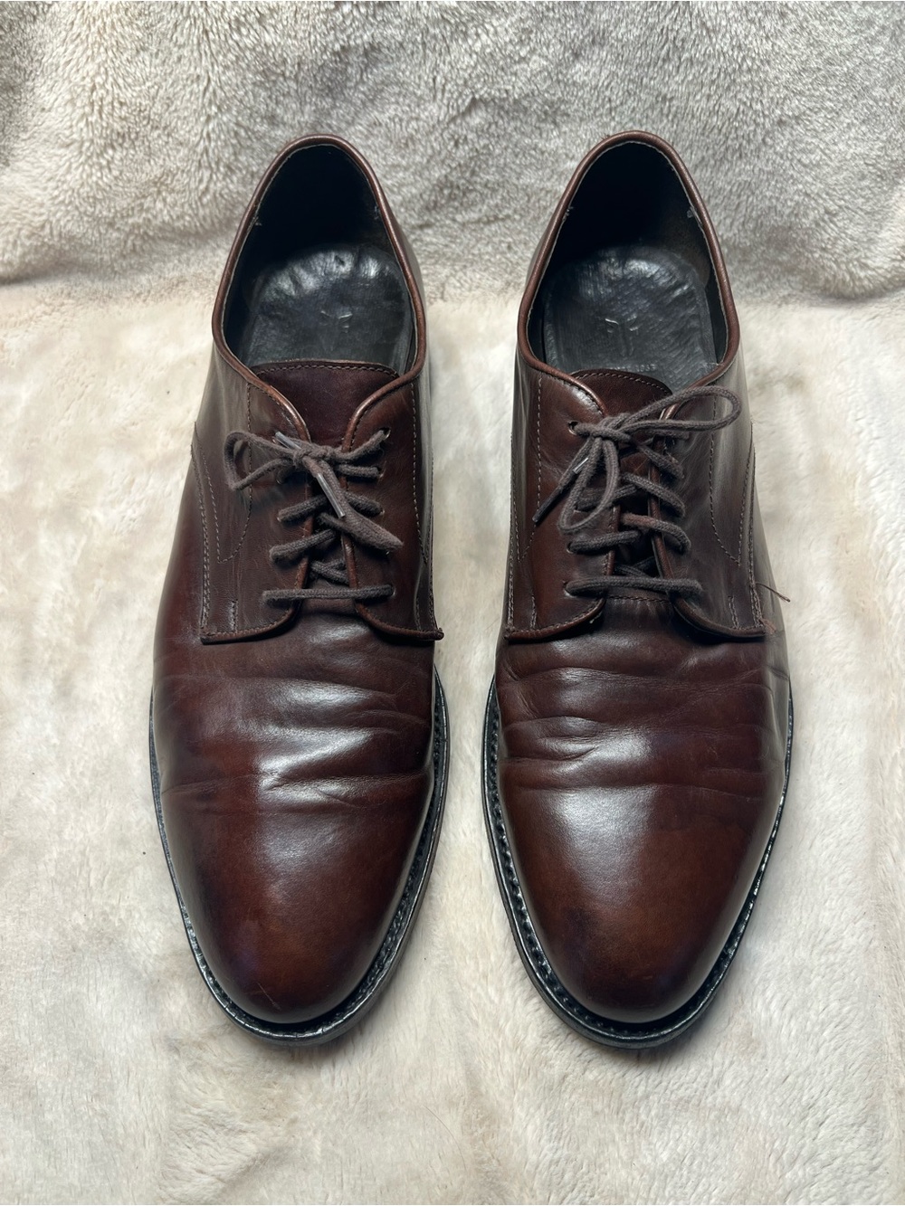 Frye men's brown leather oxford dress shoes Size 11 D